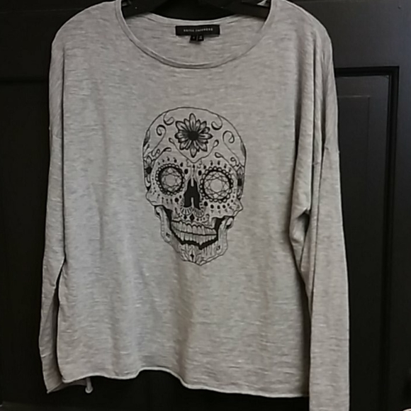 Skull Cashmere LS Top - Picture 1 of 3